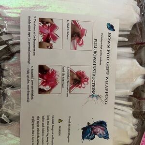 Pull Flower Ribbon Bow